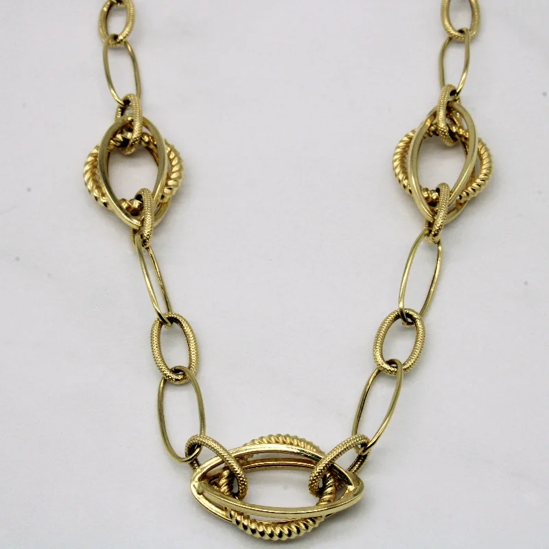 14k Yellow Gold Necklace | 18" |