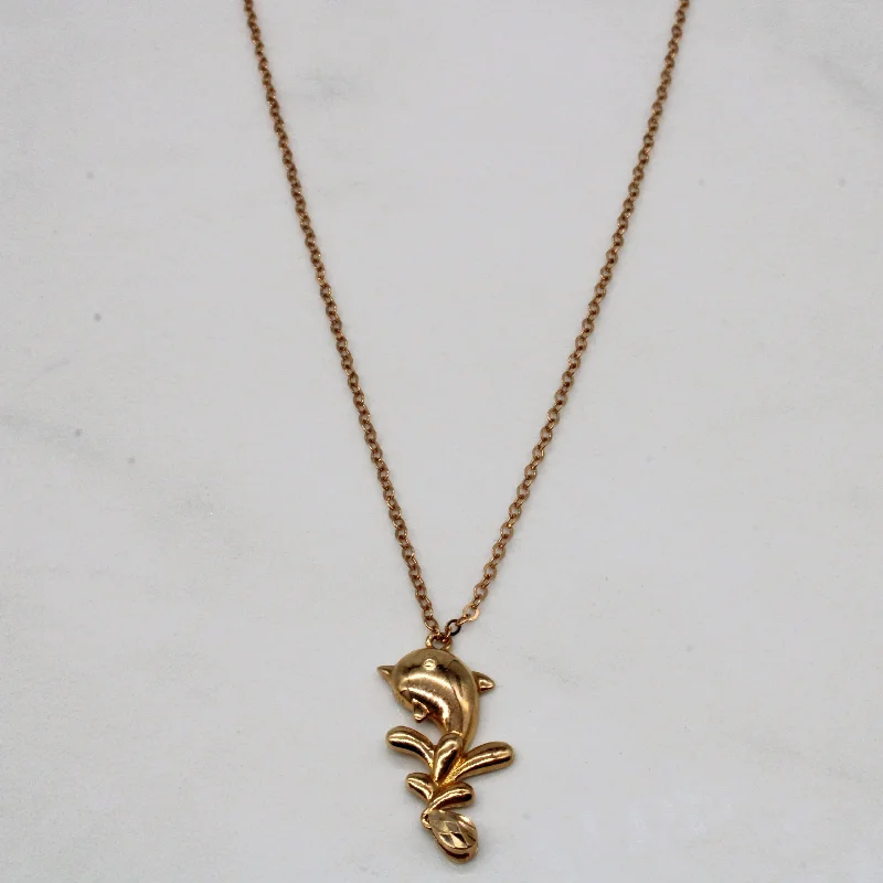 18k Rose Gold Necklace | 16" |