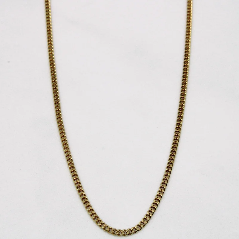 9k Yellow Gold Necklace | 18" |