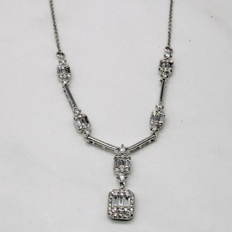 Diamond Cocktail Necklace | 0.77ctw | 18" |