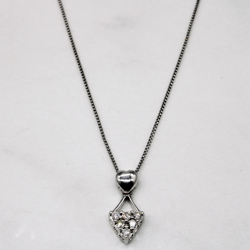 Diamond Pendant & Necklace | 0.15ctw | 16" |