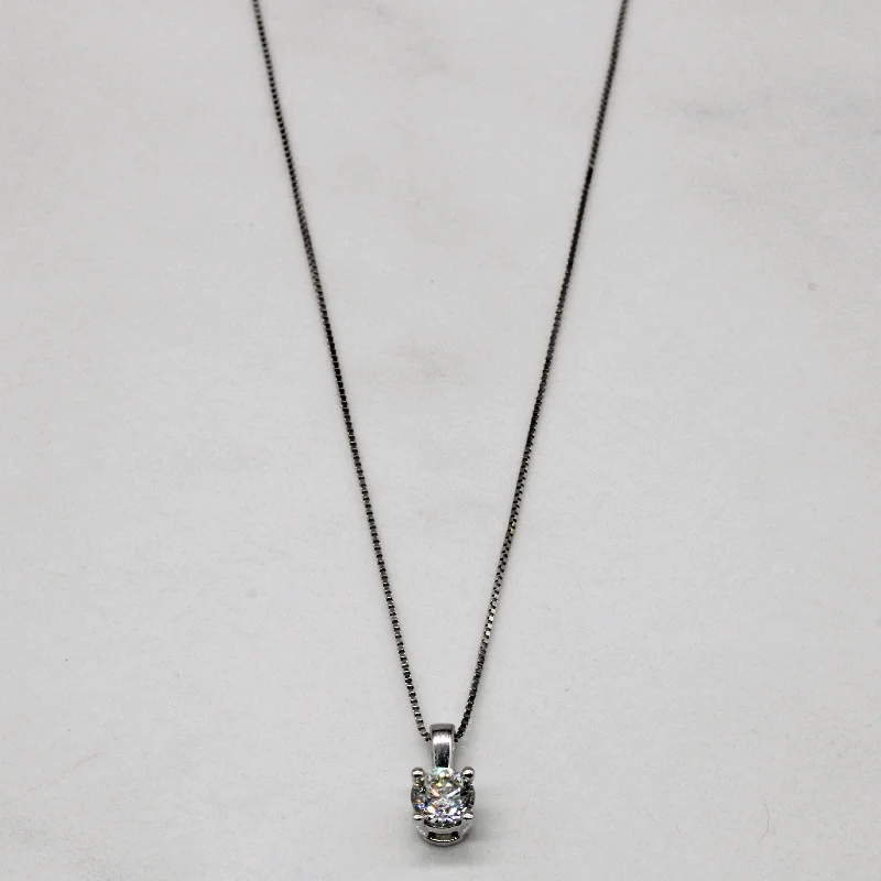 Diamond Pendant & Necklace | 0.29ct | 18" |