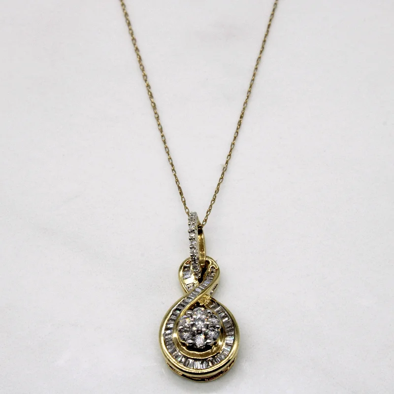 Diamond Pendant & Necklace | 0.51ctw | 20" |