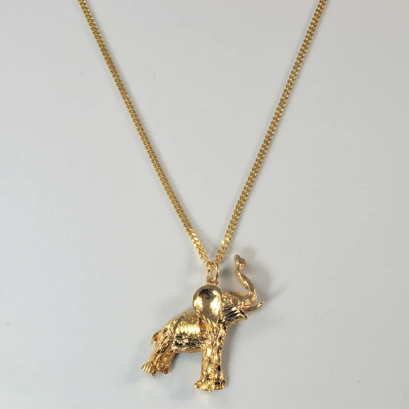 Lucky Elephant Necklace | 18" |