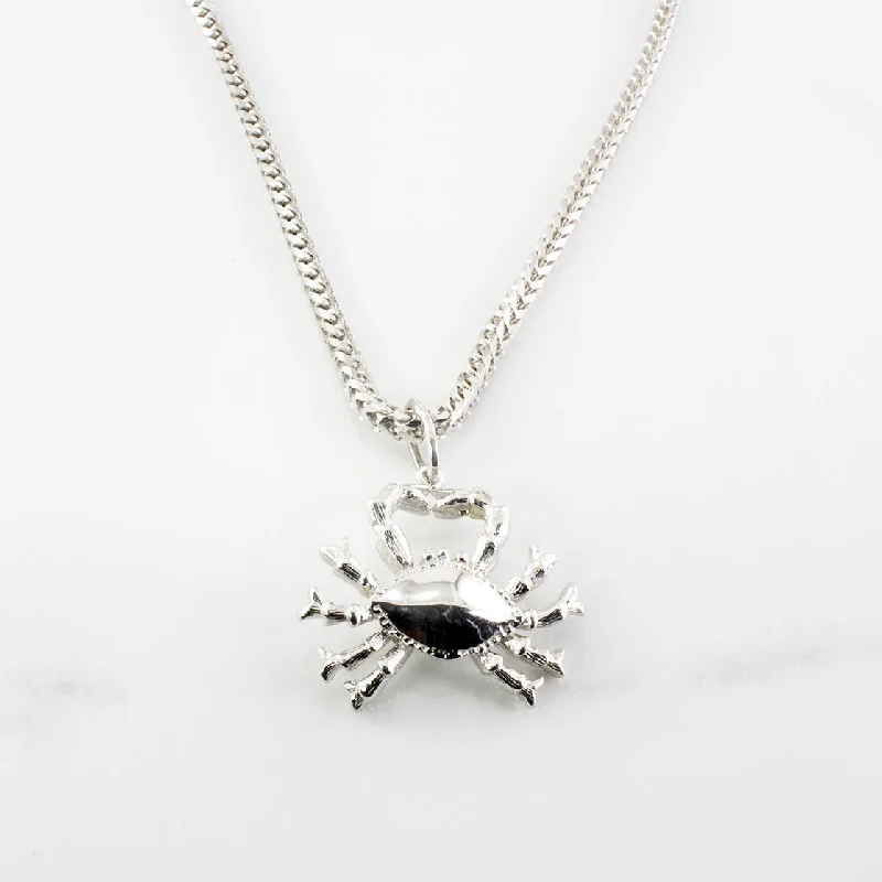 Heavy Chain Crab Necklace | SZ 24" |