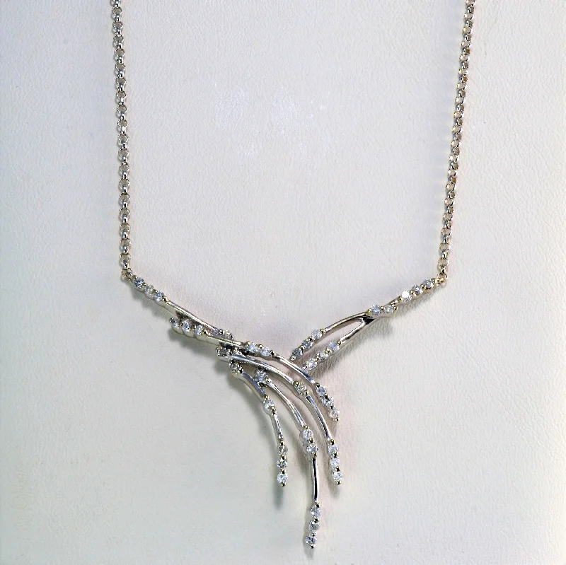 Multi- Diamond Necklace |