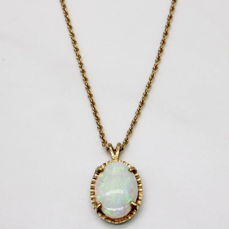 Opal Pendant & Necklace | 2.00ct | 16" |